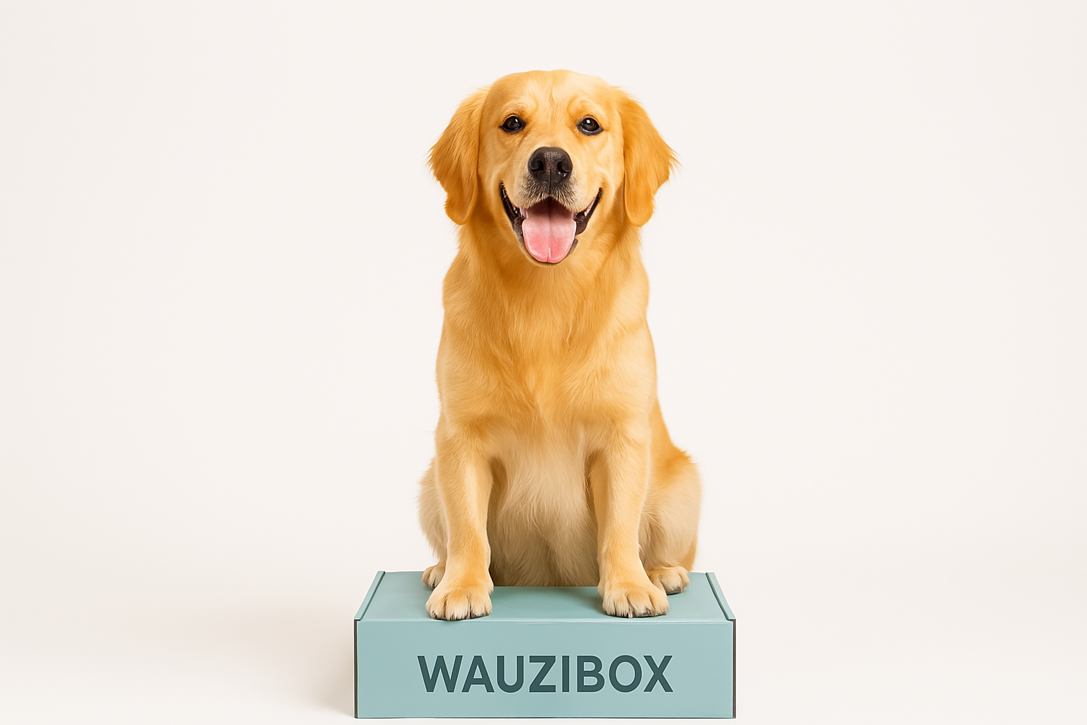 Labrador auf der Box